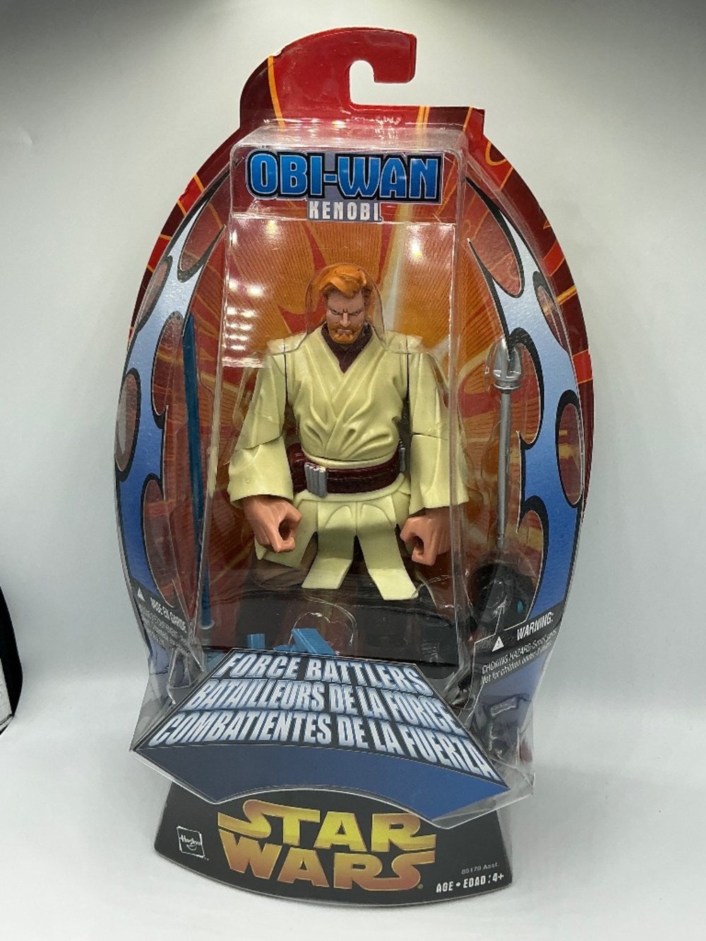 Star Wars Force Battlers Obi-Wan Kenobi Action Figure Hasbro 2005 NIB Sealed